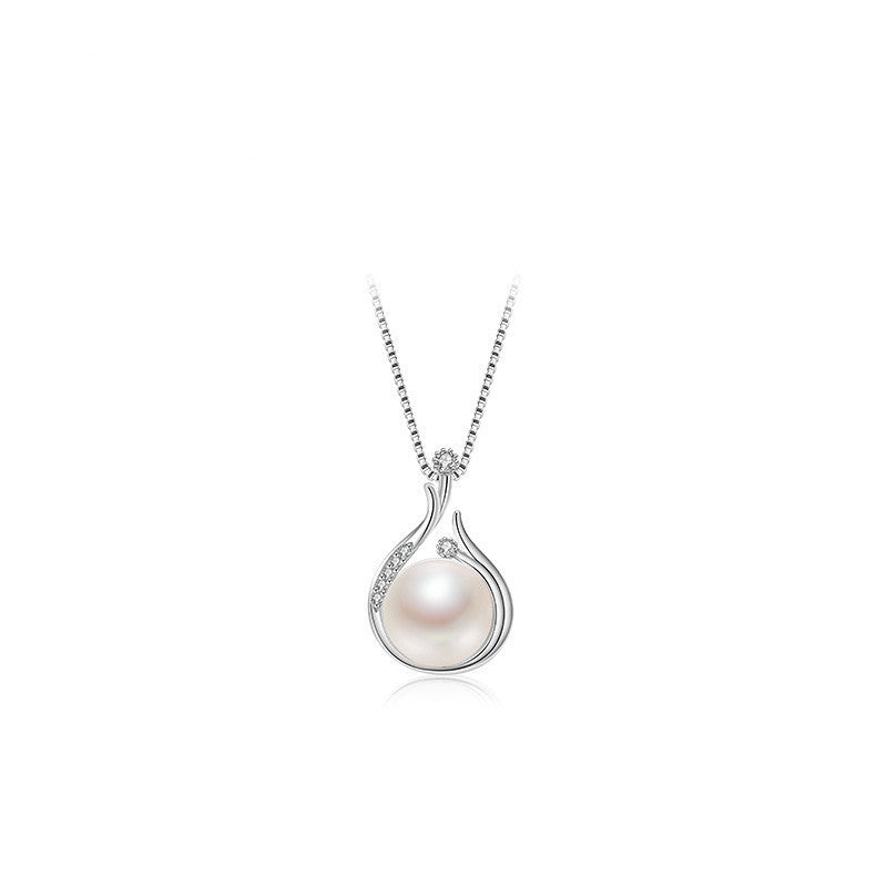 S925 Silver Natural Freshwater Luxury Pearl Necklace