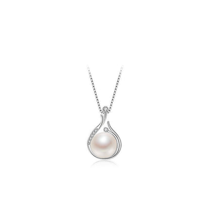 S925 Silver Natural Freshwater Luxury Pearl Necklace - 16th Avenue