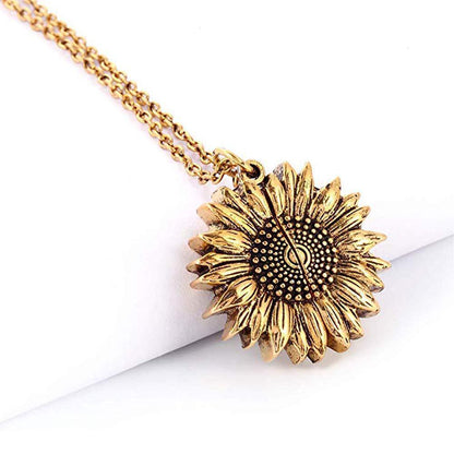 You Are My Sunshine Sunflower Necklace - 16th Avenue