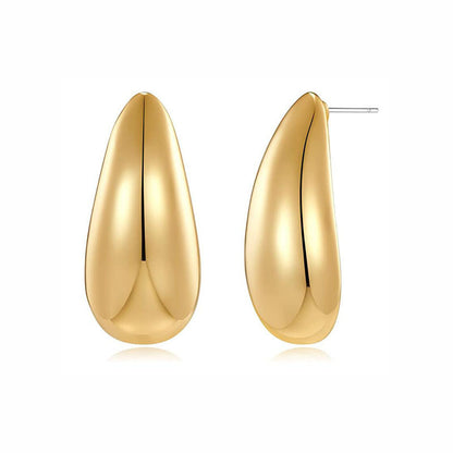 Luxury Metal Water Drop Earrings - 16th Avenue