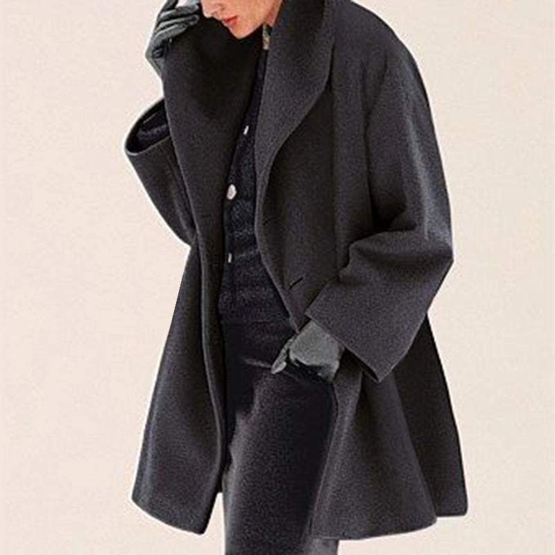 Women's Trendy Autumn and Winter Woolen Coat