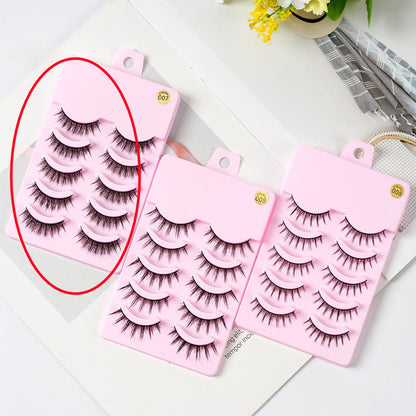 5 Pairs Manga Lashes New Arrival Anime Cosplay Natural Wispy Korean Makeup Artificial False Eyelashes - 16th Avenue