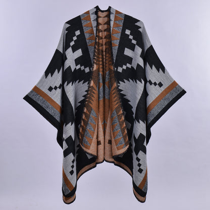 Fashion Autumn And Winter Versatile Lattice Ladies Travel Shawl Scarf