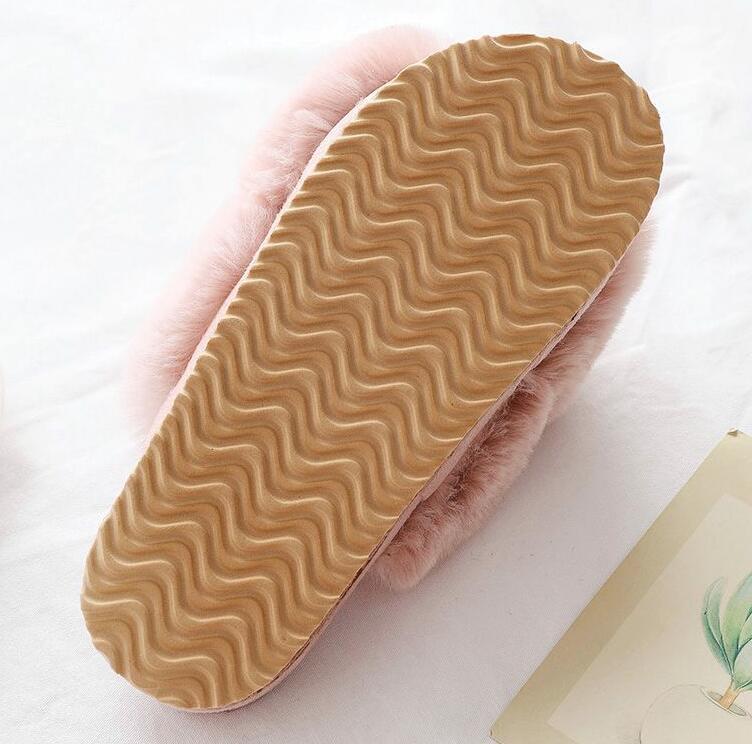 Fashion Autumn Winter Indoor Platform Thermal Cotton Slippers