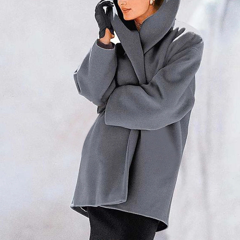 Women's Trendy Autumn and Winter Woolen Coat