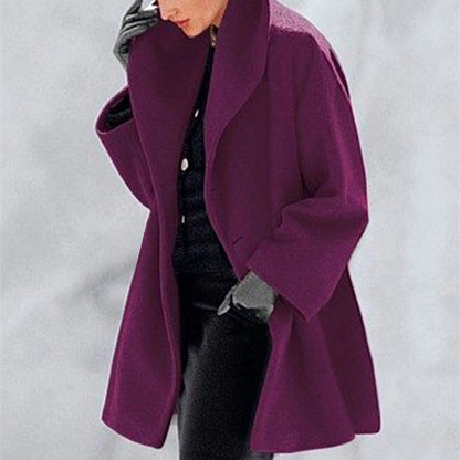 Women's Trendy Autumn and Winter Woolen Coat