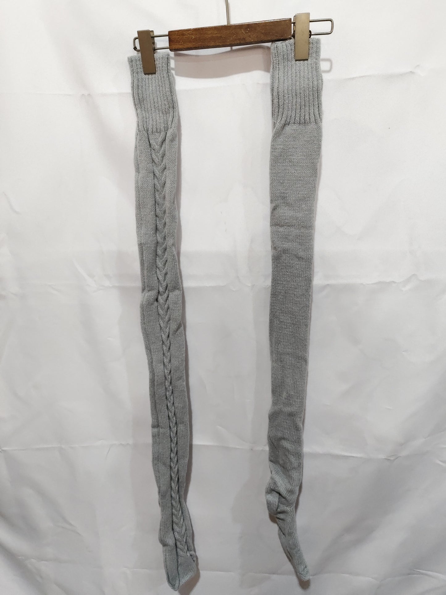 Women's Fall And Winter Over The Knee Knitted Pile Socks