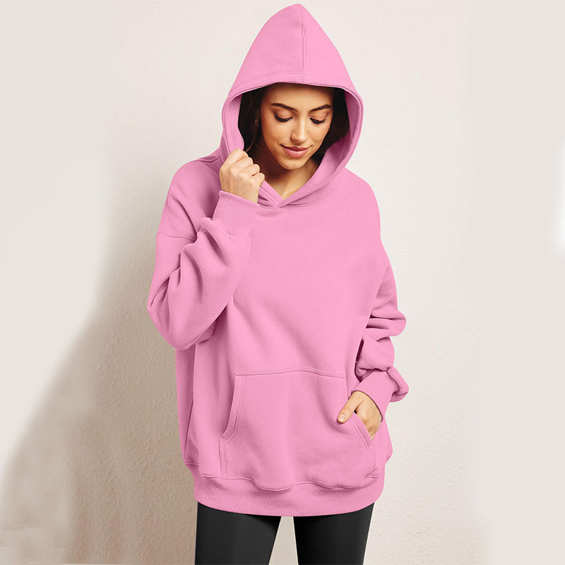 Women's Oversized Fleece Loose Hoodie