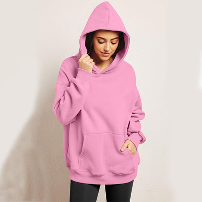 Women's Oversized Fleece Loose Hoodie - 16th Avenue