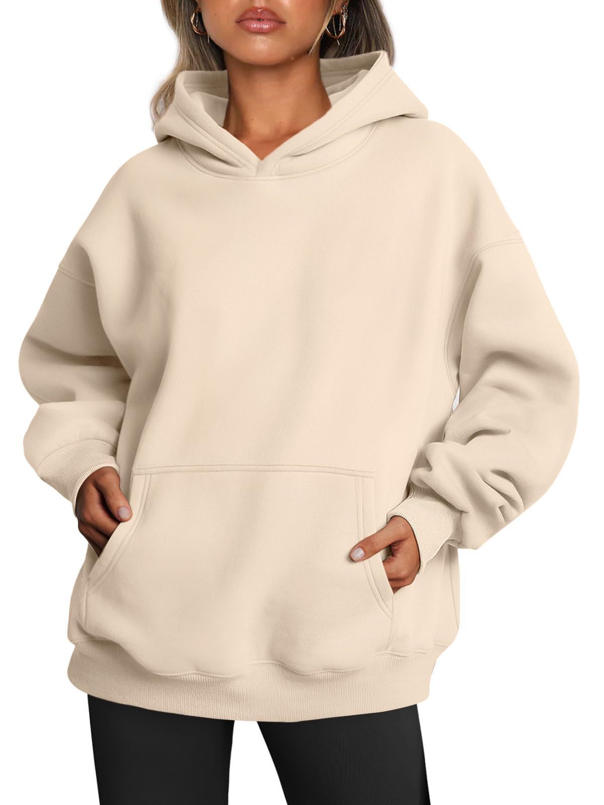 Women's Oversized Fleece Loose Hoodie