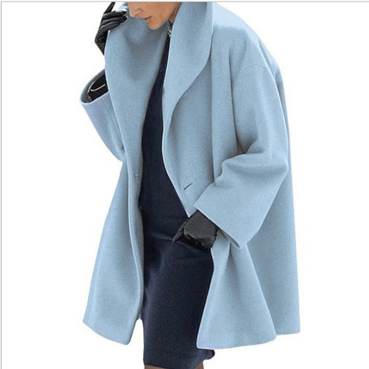 Women's Trendy Autumn and Winter Woolen Coat