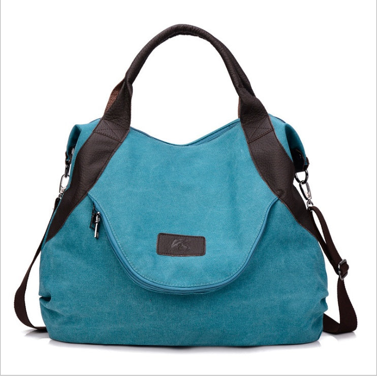 Women's Minimalist Retro Shoulder Crossbody Vintage Canvas Bag
