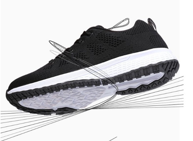 Female student sport breathable mesh shoes