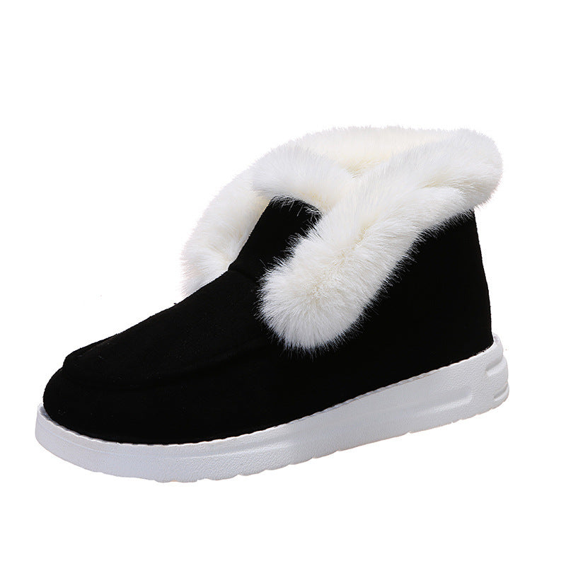 Winter Ankle Plush Fur Boots