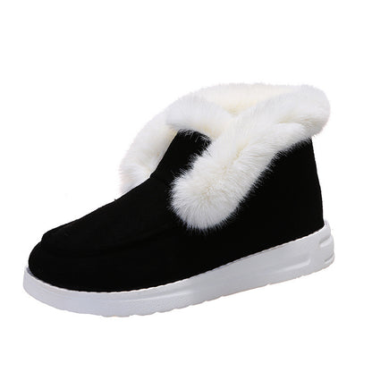 Winter Ankle Plush Fur Boots by 16th Avenue