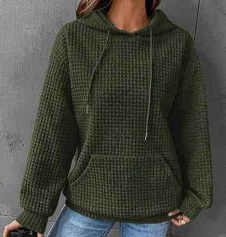 Women's Loose Casual Solid Color Long-sleeved Sweater - 16th Avenue
