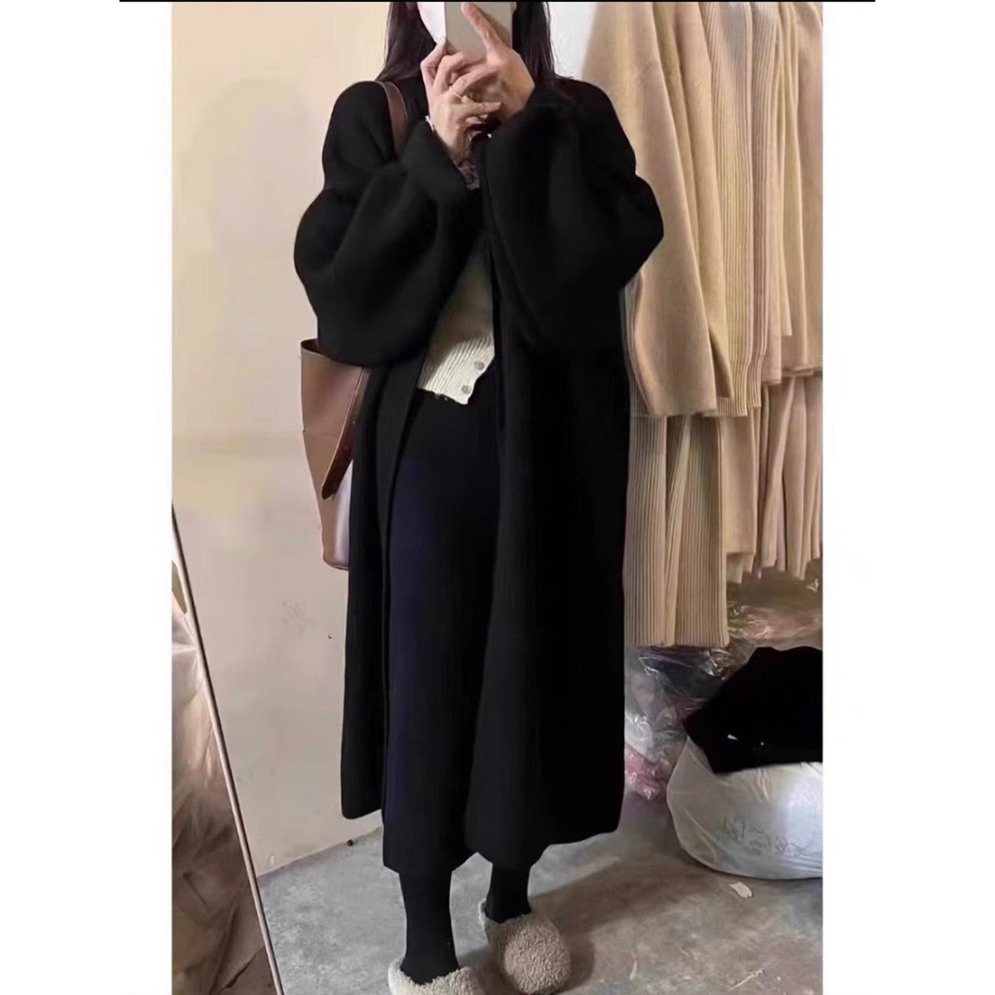Women's Cardigan Loose Plus Size Fall Maxi Coat