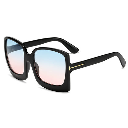 Leopard color large frame sunglasses - 16th Avenue