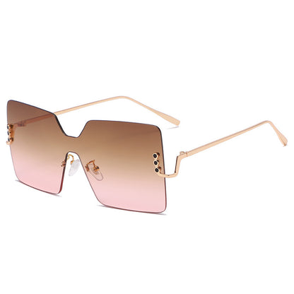 New Large Frame Square Sunglasses For Women - 16th Avenue
