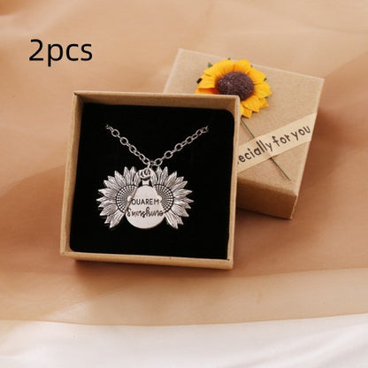 You Are My Sunshine Sunflower Necklace - 16th Avenue