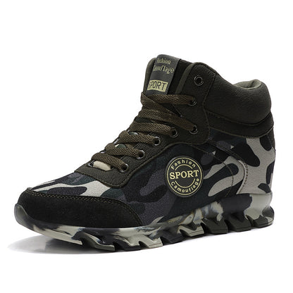 Women's Casual Camouflage Increased Sneakers - 16th Avenue