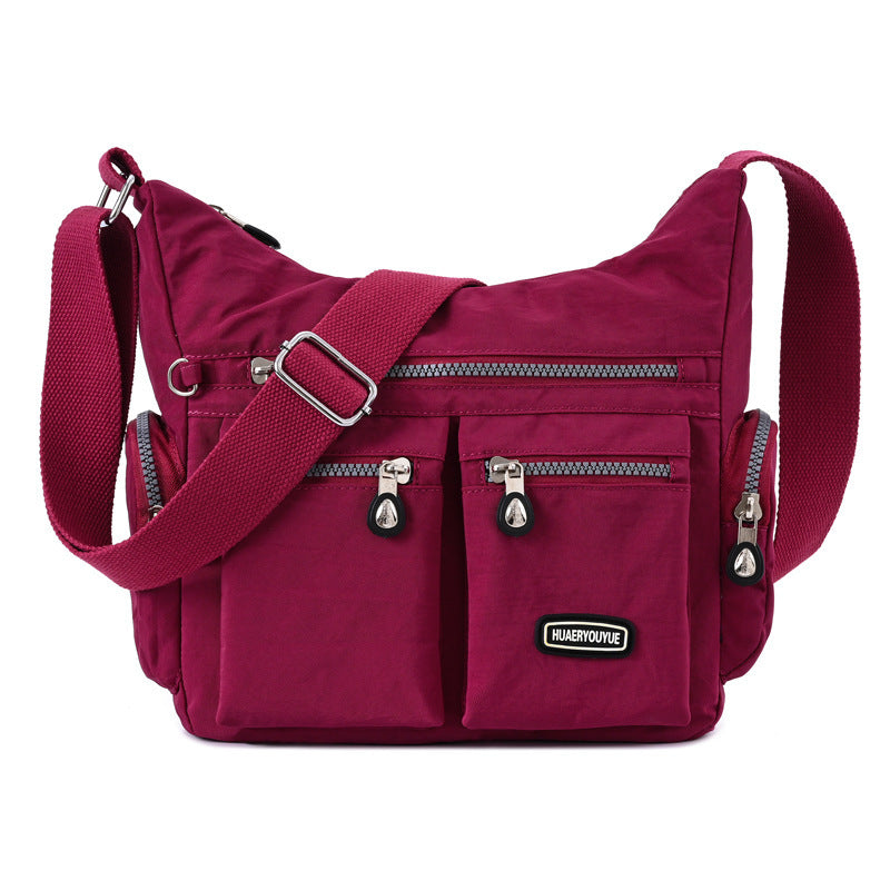 Women Shoulder Multiple Pockets Waterproof Crossbody Bag