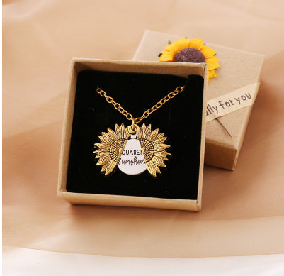 You Are My Sunshine Sunflower Necklace - 16th Avenue