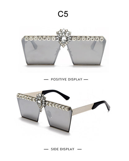 Ladies Fashion Square Sunglasses - 16th Avenue