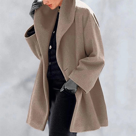 Women's Trendy Autumn and Winter Woolen Coat