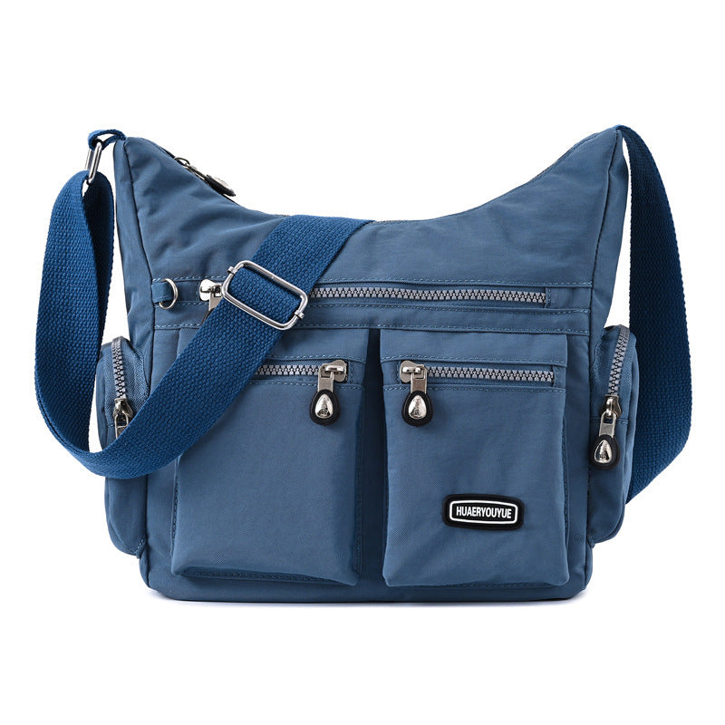 Women Shoulder Multiple Pockets Waterproof Crossbody Bag