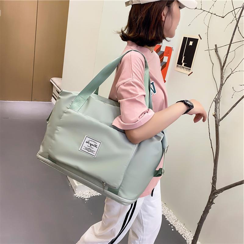 Foldable Waterproof Large Capacity Gym Fitness Weekender Overnight bag For Women