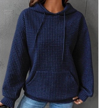 Women's Loose Casual Solid Color Long-sleeved Sweater - 16th Avenue