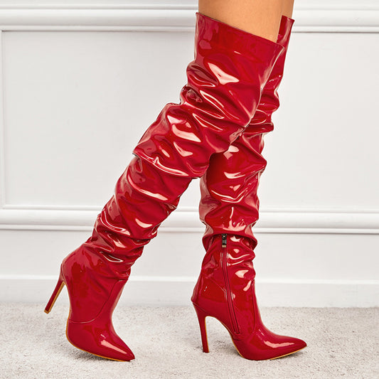 Women Fashion Super High Heel Party Boots