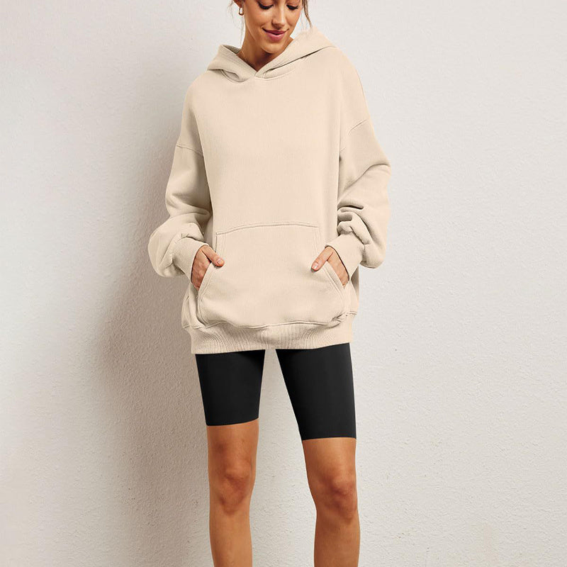 Women's Oversized Fleece Loose Hoodie