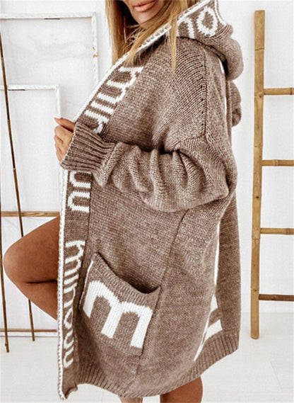 Women's Fashion Mid-length Cardigan Sweater