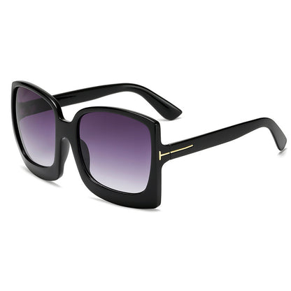 Leopard color large frame sunglasses - 16th Avenue
