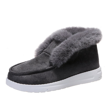 Winter Ankle Plush Fur Boots by 16th Avenue