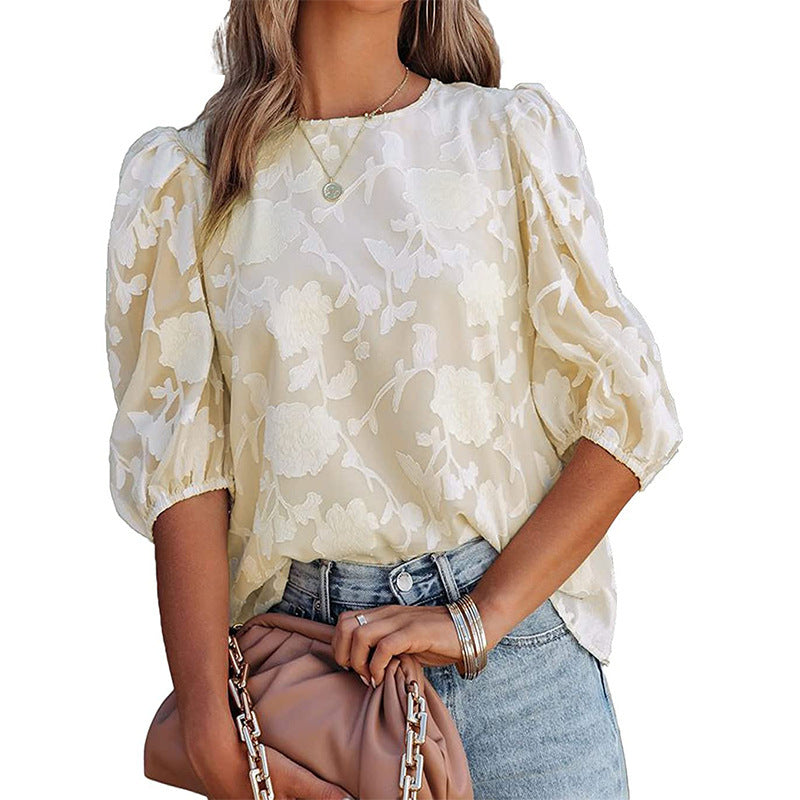Women's Flower Texture Shirt | Flower Texture Shirt | 16th Avenue