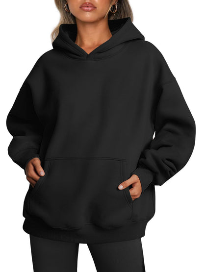 Women's Oversized Fleece Loose Hoodie - 16th Avenue