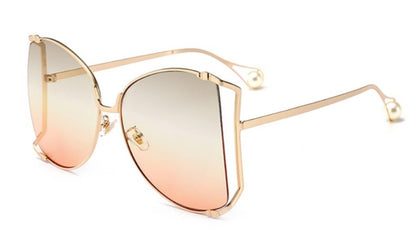 Metal Frame Fashion Square Sunglasses - 16th Avenue