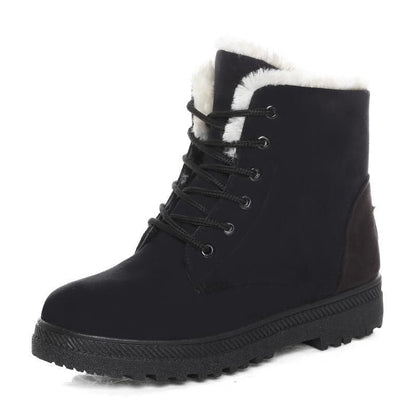 Women's Winter Snow Boots With Warm Plush Ankle - 16th Avenue