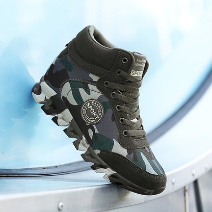 Women's Casual Camouflage Increased Sneakers - 16th Avenue