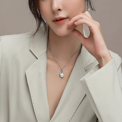 S925 Silver Natural Freshwater Luxury Pearl Necklace - 16th Avenue