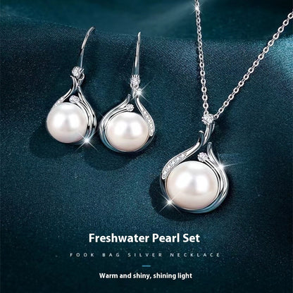 S925 Silver Natural Freshwater Luxury Pearl Necklace - 16th Avenue