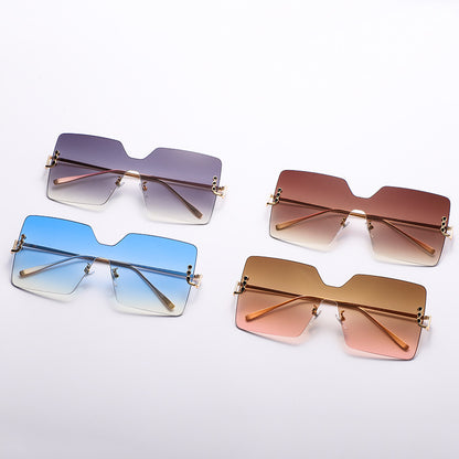 New Large Frame Square Sunglasses For Women - 16th Avenue