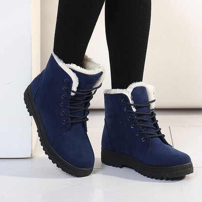 Women's Winter Snow Boots With Warm Plush Ankle - 16th Avenue