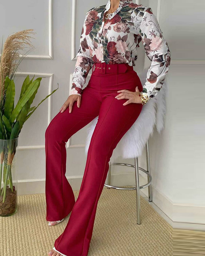 Fashion Printing New Casual Suits For Women