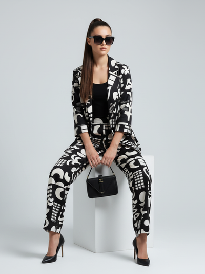 BYMANYC ® New York Watercolor Suit Set, Tribeca | BYMANYC ® New York - Women's Fashion - Women's Clothing - Suits & Sets - Pant Suits