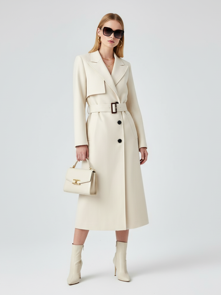 BYMANYC ® New York Women's Long Trench Coat FINANCIAL DISTRICT ECO COUTURE BYMANYC ® New York - Women's Fashion - Women's Clothing - Jackets & Coats - Down Coats