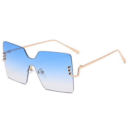 New Large Frame Square Sunglasses For Women - 16th Avenue